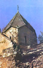 Dome of the main church, Yeritz Mankantz Monastery.