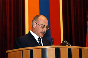 NKR President Ghoukasian Speaks at Special Event Marking the 15th Anniversary of NKR Independence.